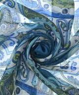 ETRO（エトロ）ストール 青 サイズ:- レディース/2200717991204