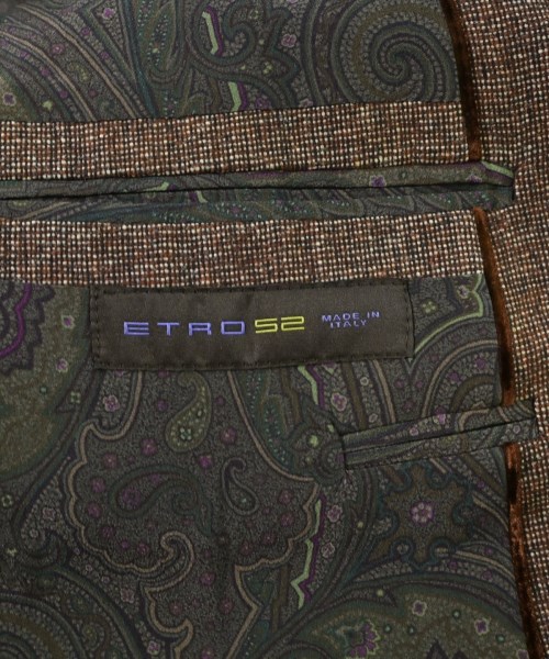 ETRO（エトロ）ビジネス 茶 サイズ:52(XXL位)/52(XXL位) メンズ/2200636072039