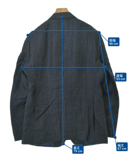 ETRO（エトロ）カジュアルジャケット 紺 サイズ:54(XL位) メンズ/2200647944011