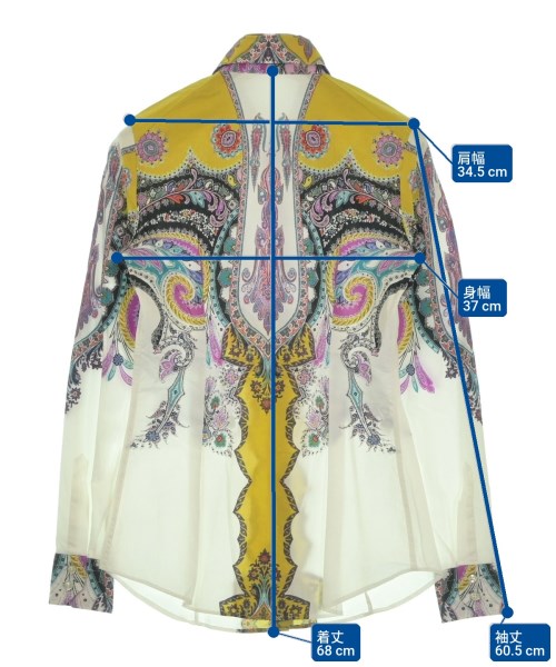 ETRO（エトロ）カジュアルシャツ 白 サイズ:38(S位) レディース/2200648951032