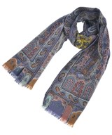 ETRO（エトロ）ストール 青 サイズ:- レディース/2200640877040