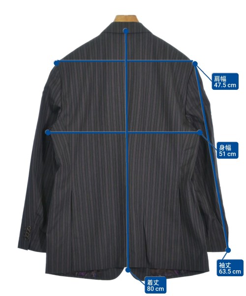 ETRO（エトロ）ビジネス 黒 サイズ:56(XXXL位) メンズ/2200650536043