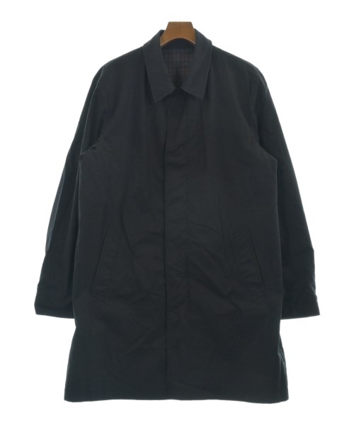 ETRO（エトロ）ステンカラーコート 紺 サイズ:50(XL位) メンズ/2200652454154