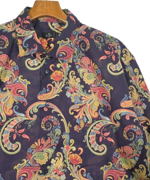 ETRO（エトロ）カジュアルシャツ 紺 サイズ:46(M位) メンズ/2200651951197