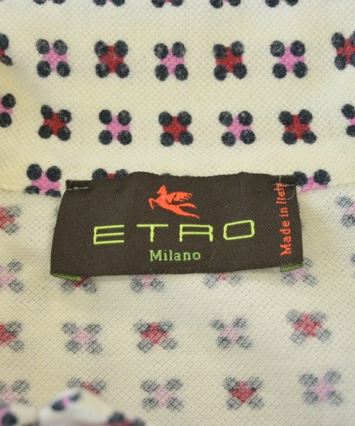 ETRO（エトロ）ポロシャツ 白 サイズ:M メンズ/2200702446344