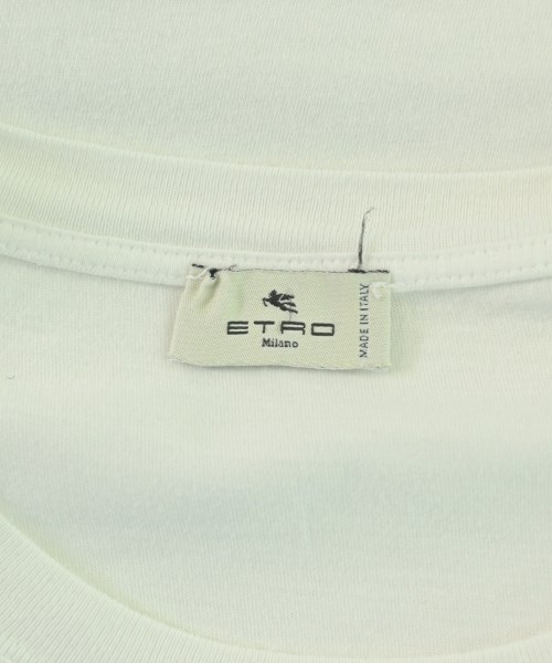 ETRO（エトロ）Tシャツ・カットソー 白 サイズ:L メンズ/2200704013148