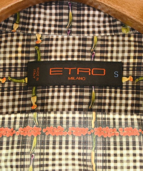 ETRO（エトロ）カジュアルシャツ 茶 サイズ:S メンズ/2200704336285