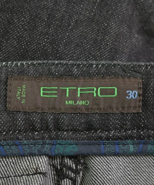 ETRO（エトロ）デニムパンツ 黒 サイズ:30(M位) メンズ/2200704638099