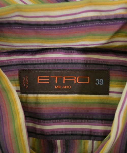 ETRO（エトロ）カジュアルシャツ 紫 サイズ:39(M位) メンズ/2200704638235