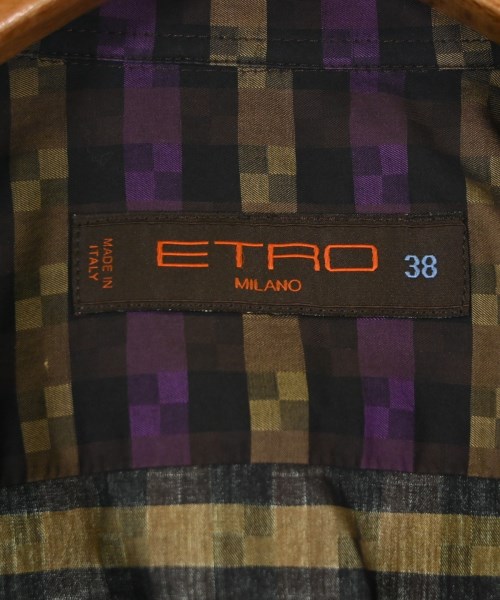 ETRO（エトロ）カジュアルシャツ 紫 サイズ:38(S位) メンズ/2200704638259