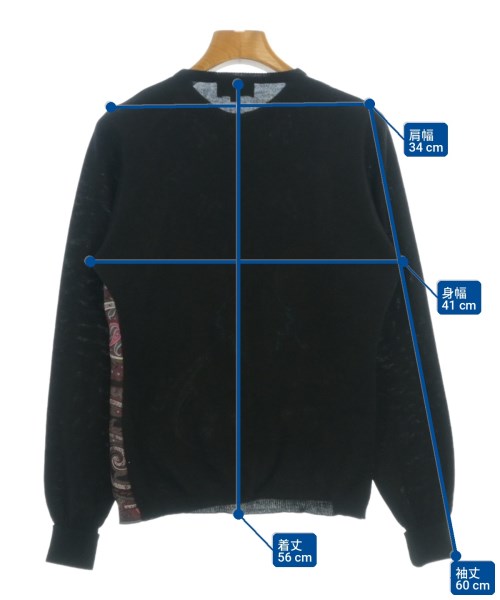 ETRO（エトロ）カーディガン 黒 サイズ:42(M位) レディース/2200704957046