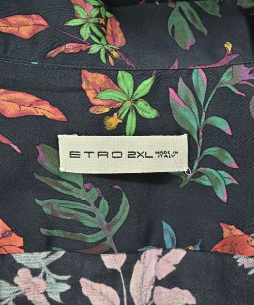 ETRO（エトロ）カジュアルシャツ 紺 サイズ:XXL メンズ/2200705157049