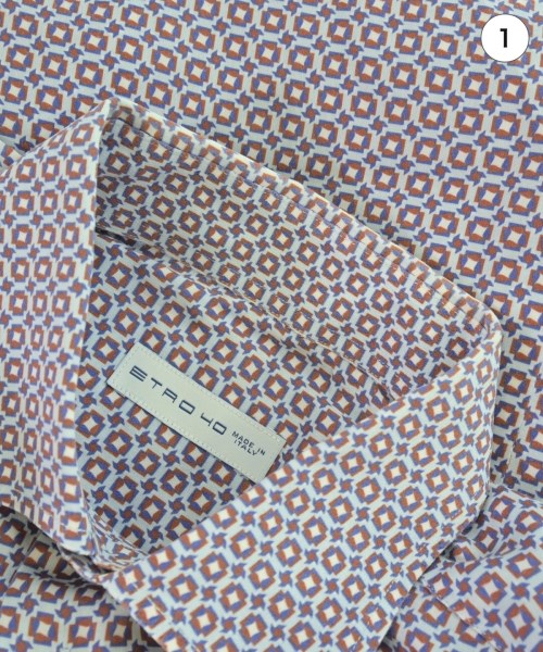 ETRO（エトロ）ドレスシャツ 青 サイズ:-(L位) メンズ/2200705497039
