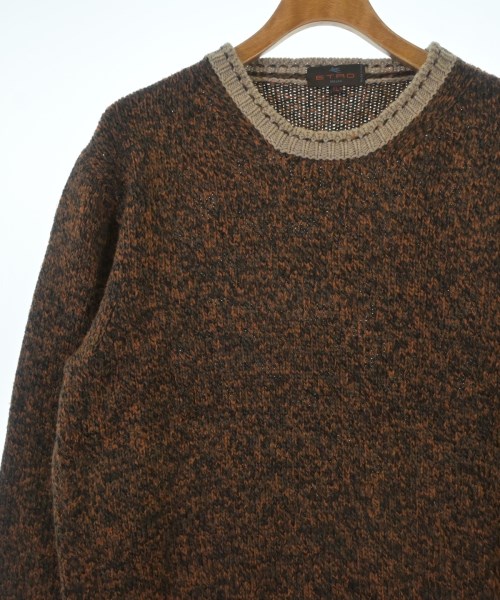 ETRO（エトロ）ニット・セーター 茶 サイズ:XL メンズ/2200702206108