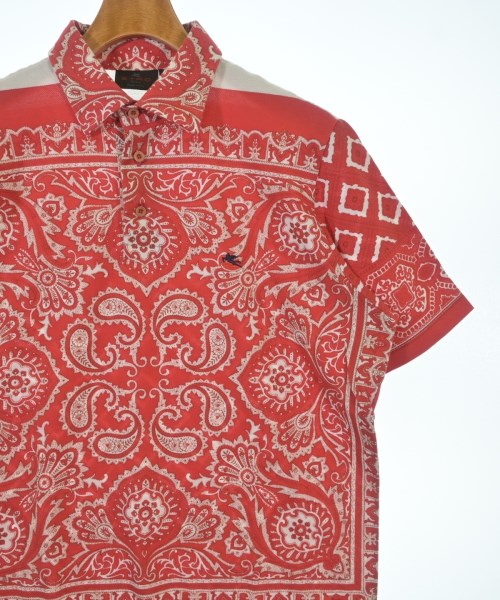 ETRO（エトロ）ポロシャツ 赤 サイズ:L メンズ/2200703994486