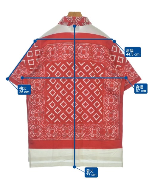 ETRO（エトロ）ポロシャツ 赤 サイズ:L メンズ/2200703994486