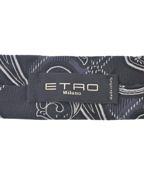 ETRO（エトロ）ネクタイ 黒 サイズ:- メンズ/2200704604278
