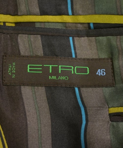 ETRO（エトロ）テーラードジャケット 緑 サイズ:46(M位) メンズ/2200707979052