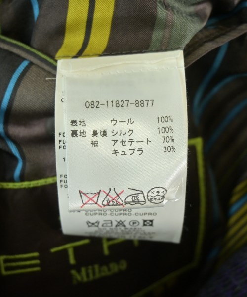 ETRO（エトロ）テーラードジャケット 緑 サイズ:46(M位) メンズ/2200707979052