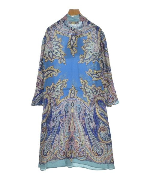 ETRO（エトロ）ワンピース 青 サイズ:44(L位) レディース/2200708085042