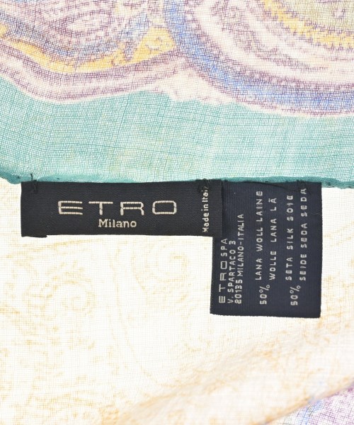 ETRO（エトロ）ストール 緑 サイズ:- レディース/2200706284294
