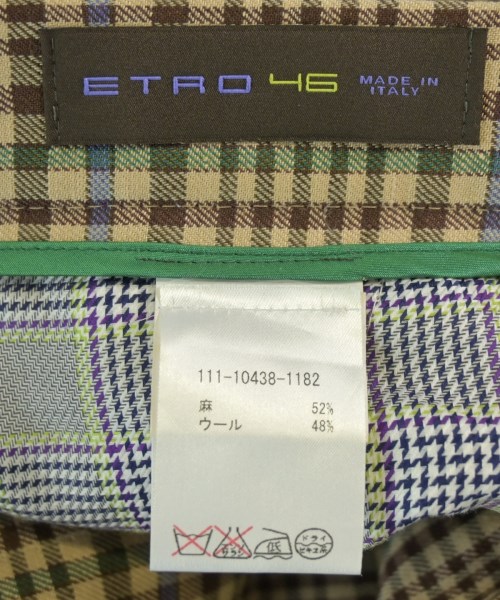 ETRO（エトロ）スラックス ベージュ サイズ:46(M位) メンズ/2200709981114