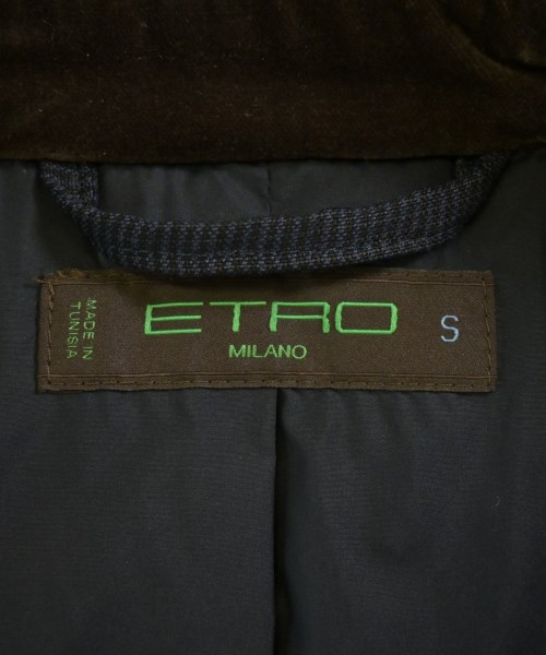 ETRO（エトロ）ダウンジャケット/ダウンベスト 紺 サイズ:S メンズ/2200709981183