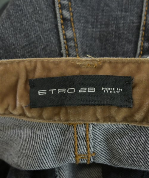 ETRO（エトロ）デニムパンツ グレー サイズ:28(L位) レディース/2200662485148