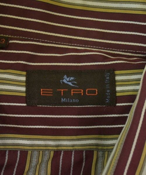 ETRO（エトロ）カジュアルシャツ 紺 サイズ:M メンズ/2200659167132