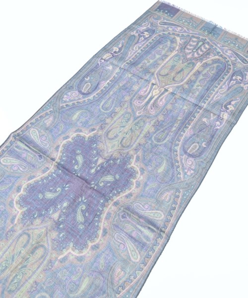 ETRO（エトロ）マフラー 青 サイズ:- メンズ/2200664899127