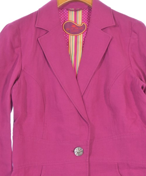 ETRO（エトロ）テーラードジャケット ピンク サイズ:42(M位) レディース/2200661992050