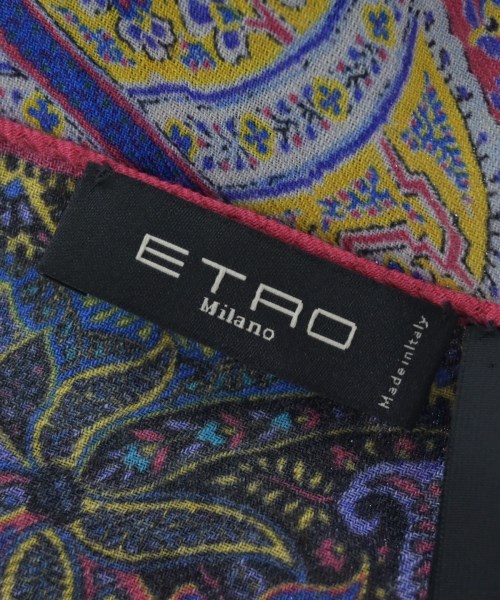 ETRO（エトロ）ストール 黒 サイズ:- レディース/2200656818242