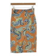 ETRO（エトロ）ひざ丈スカート オレンジ サイズ:40(M位) レディース/2200666978165