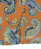 ETRO（エトロ）ひざ丈スカート オレンジ サイズ:40(M位) レディース/2200666978165
