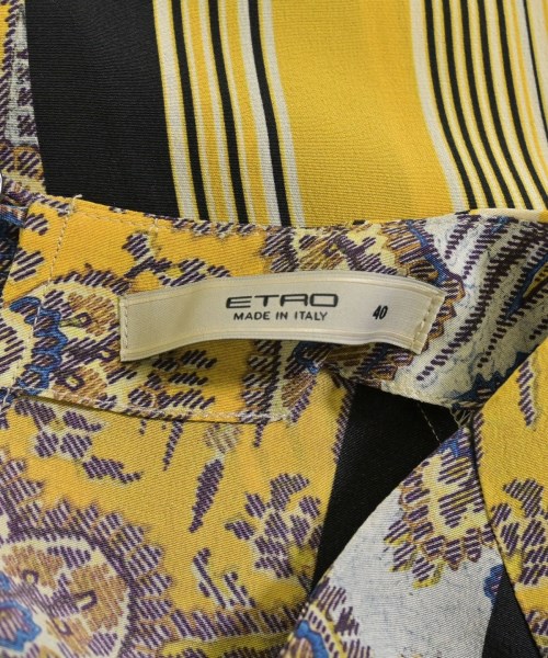 ETRO（エトロ）カジュアルシャツ 黄 サイズ:40(M位) レディース/2200667870161