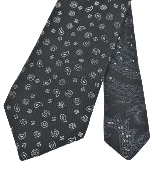 ETRO（エトロ）ネクタイ 黒 サイズ:- メンズ/2200668636087