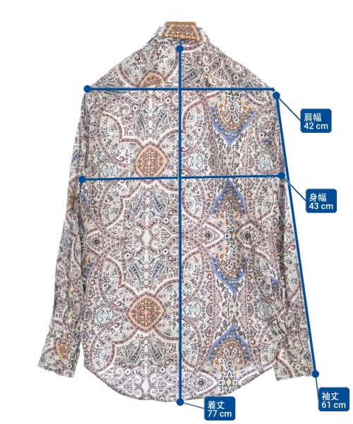 ETRO（エトロ）カジュアルシャツ 白 サイズ:38(XS位) メンズ/2200669108088