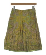 ETRO（エトロ）ひざ丈スカート 黄 サイズ:40(M位) レディース/2200669506051