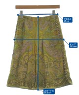 ETRO（エトロ）ひざ丈スカート 黄 サイズ:40(M位) レディース/2200669506051