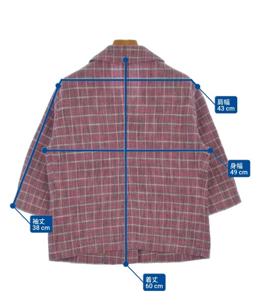 ETRO（エトロ）テーラードジャケット ピンク サイズ:42(M位) レディース/2200671901073