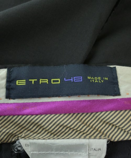 ETRO（エトロ）スラックス 黒 サイズ:48(L位) メンズ/2200672380020