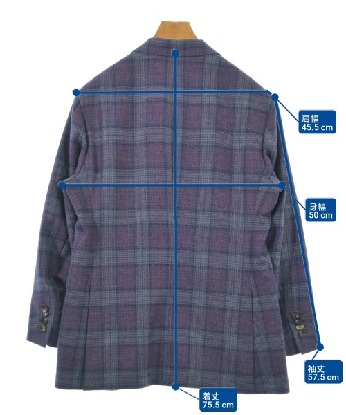 ETRO（エトロ）ビジネス 紫 サイズ:48/48(L位) メンズ/2200732850036