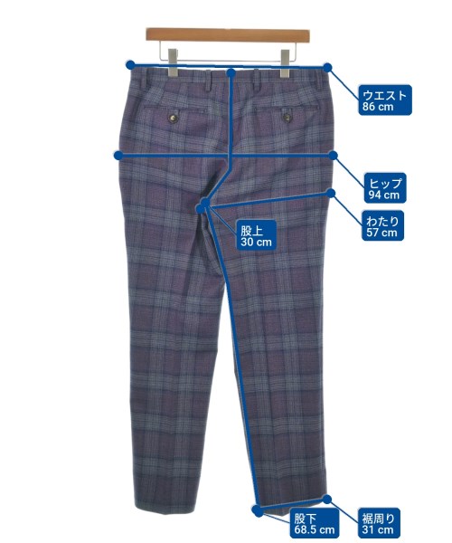 ETRO（エトロ）ビジネス 紫 サイズ:48/48(L位) メンズ/2200732850036
