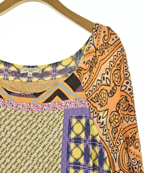 ETRO（エトロ）ワンピース オレンジ サイズ:48(XXL位) レディース/2200729121194