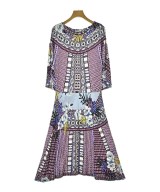 ETRO（エトロ）ワンピース 紫 サイズ:46(XL位) レディース/2200729121224