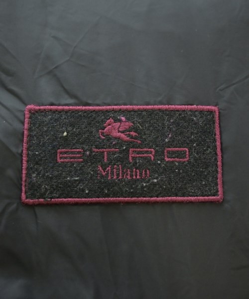 ETRO（エトロ）ダウンコート 黒 サイズ:46(XL位) レディース/2200729121231