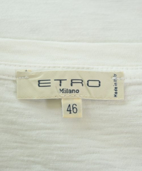 ETRO（エトロ）Tシャツ・カットソー 白 サイズ:46(XL位) レディース/2200729121491