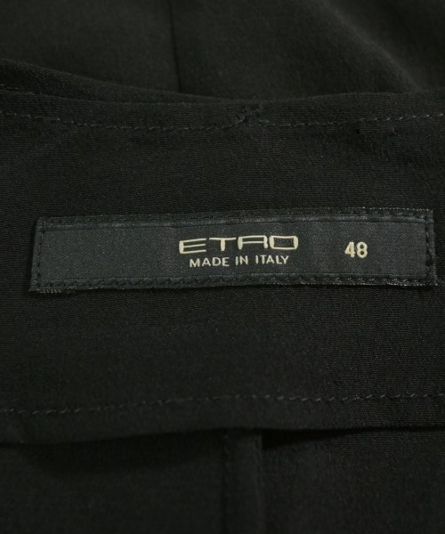 ETRO（エトロ）カジュアルシャツ 黒 サイズ:48(XXL位) レディース/2200729121552