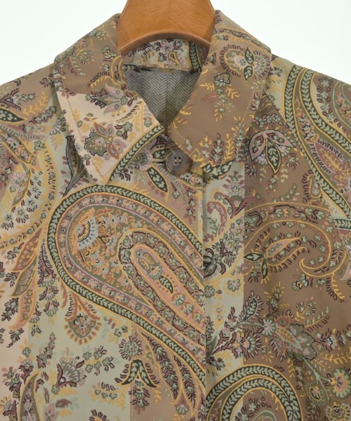 ETRO（エトロ）ステンカラーコート 茶 サイズ:40(M位) レディース/2200735115064