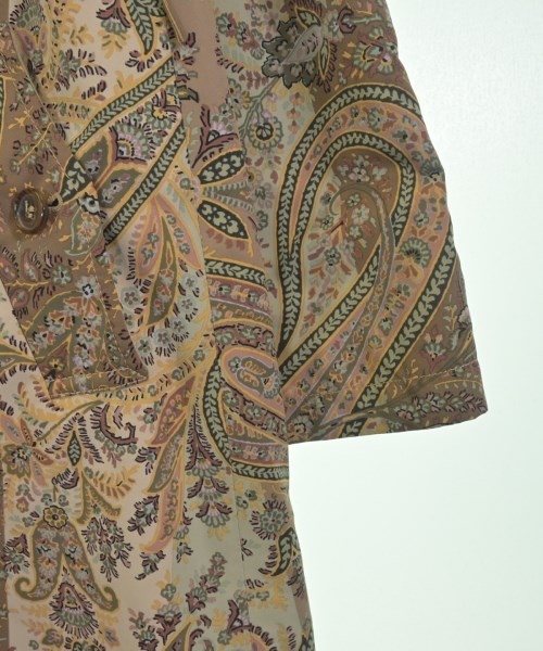 ETRO（エトロ）ステンカラーコート 茶 サイズ:40(M位) レディース/2200735115064
